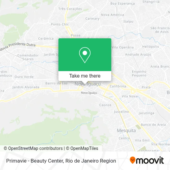 Primavie - Beauty Center map