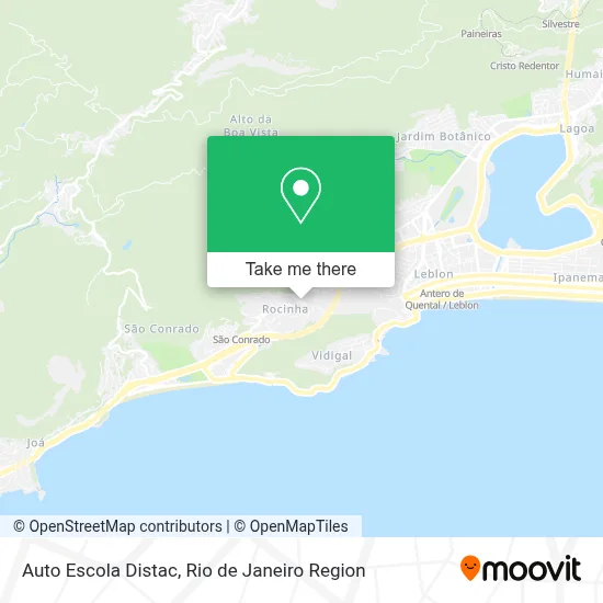 Auto Escola Distac map