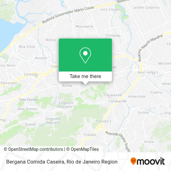 Bergana Comida Caseira map