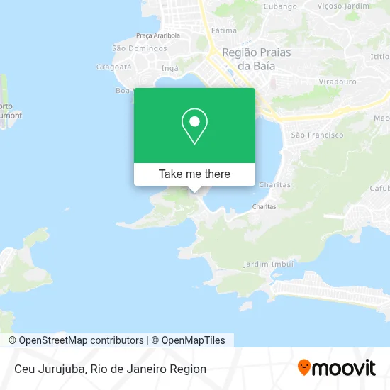 Ceu Jurujuba map