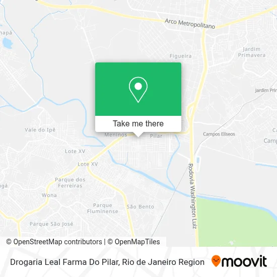 Drogaria Leal Farma Do Pilar map