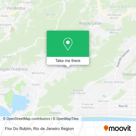 Flor Do Rubim map