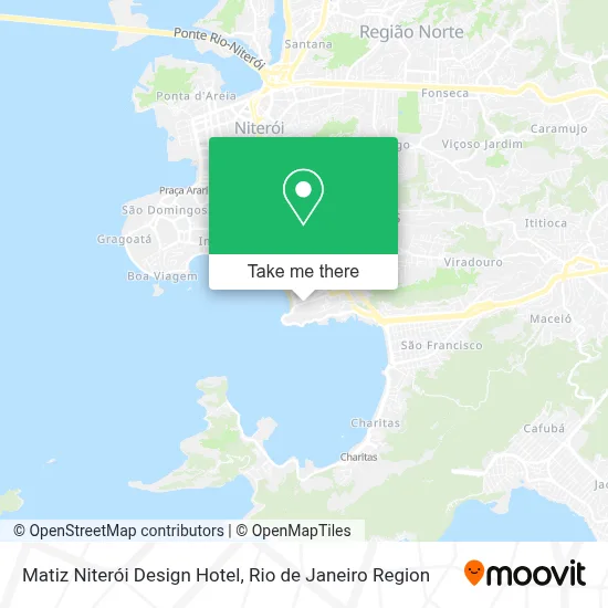 Matiz Niterói Design Hotel map