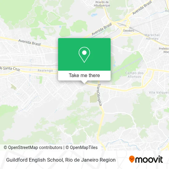 Guildford English School map