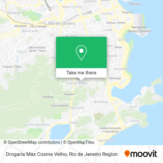 Drogaria Max Cosme Velho map