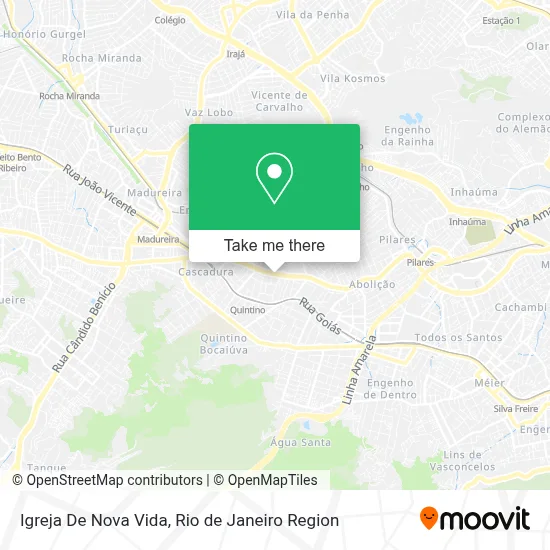 Igreja De Nova Vida map