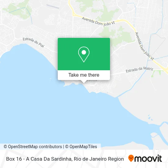Box 16 - A Casa Da Sardinha map