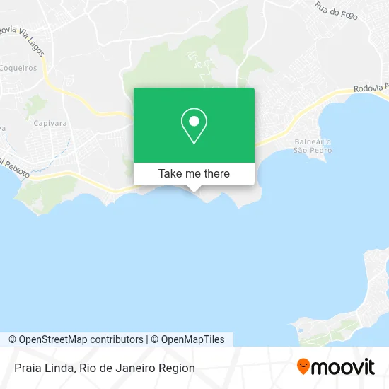 Praia Linda map