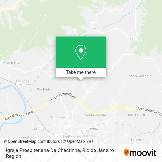 Igreja Presbiteriana Da Chacrinha map