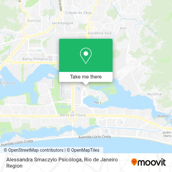 Alessandra Smaczylo Psicóloga map