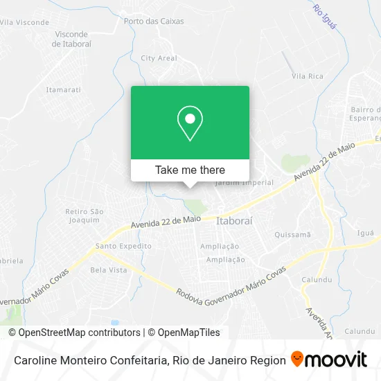 Caroline Monteiro Confeitaria map