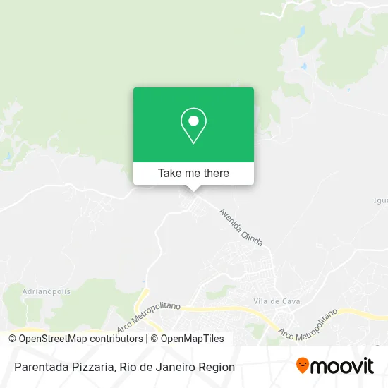Parentada Pizzaria map