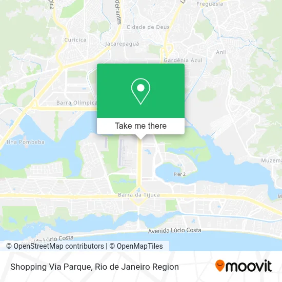 Shopping Via Parque map