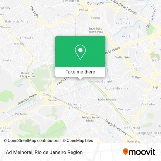 Ad Melhoral map