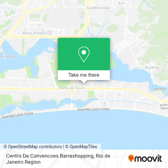 Centro De Convencoes Barrashopping map