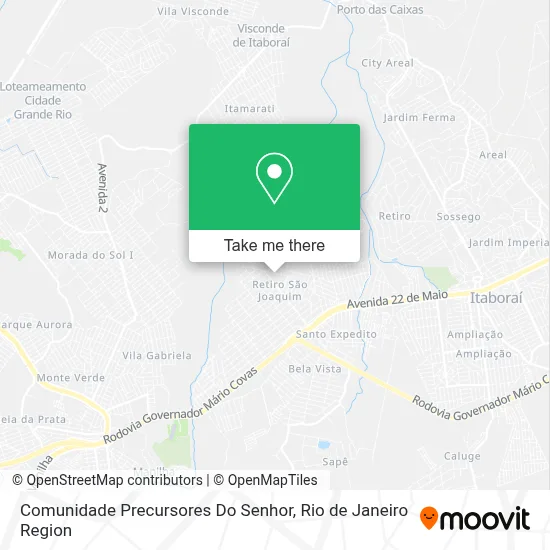 Comunidade Precursores Do Senhor map