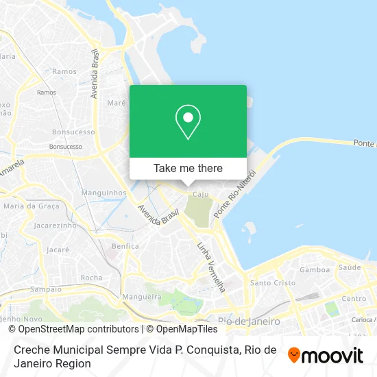 Creche Municipal Sempre Vida P. Conquista map