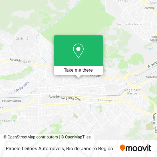 Rabelo Leilões Automóveis map