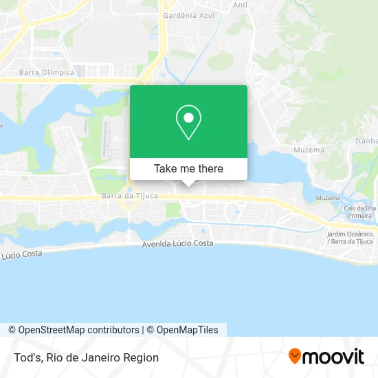 Tod's map