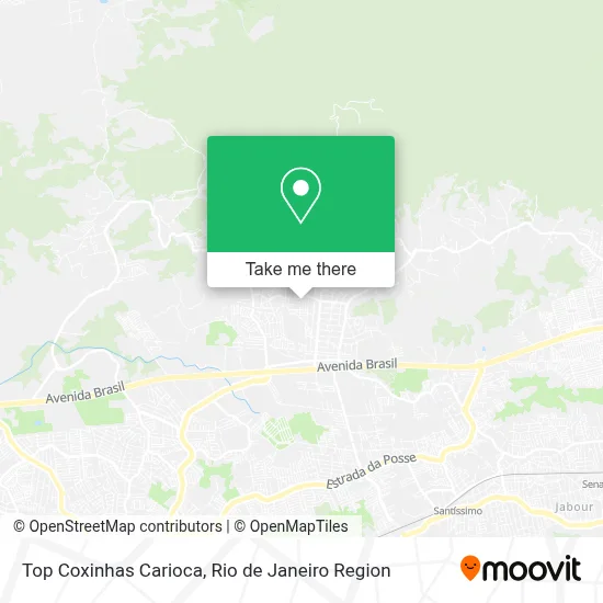 Top Coxinhas Carioca map