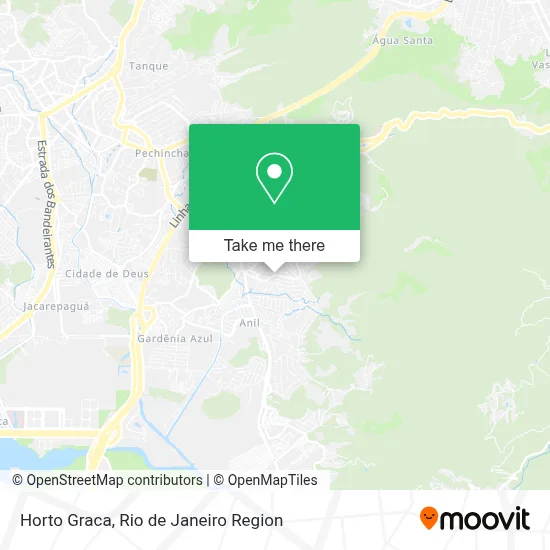 Horto Graca map