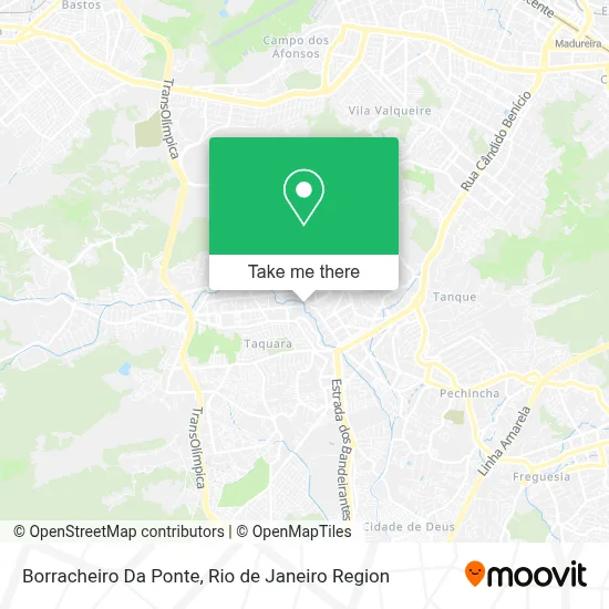 Borracheiro Da Ponte map