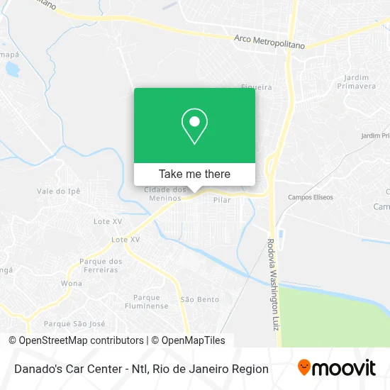 Danado's Car Center - Ntl map