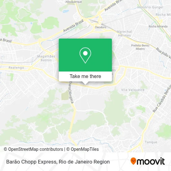 Barão Chopp Express map