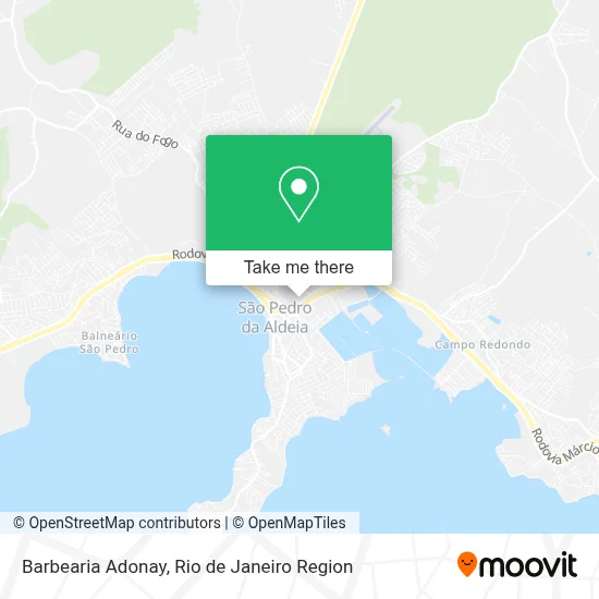Barbearia Adonay map