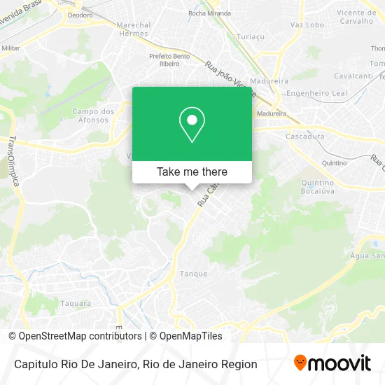 Capitulo Rio De Janeiro map