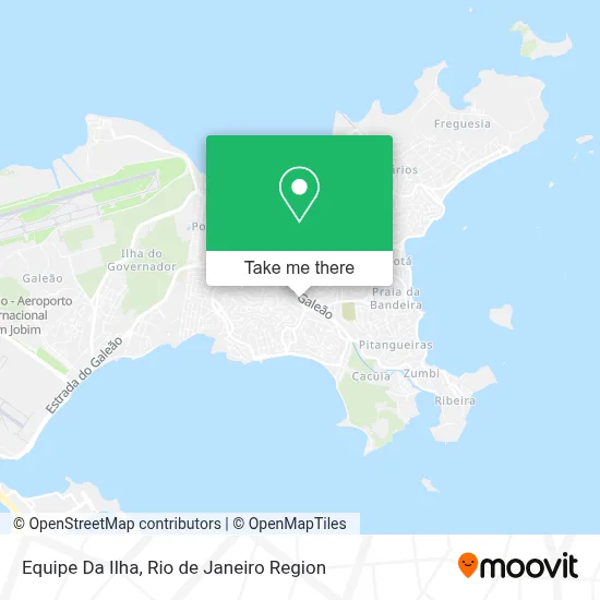 Equipe Da Ilha map