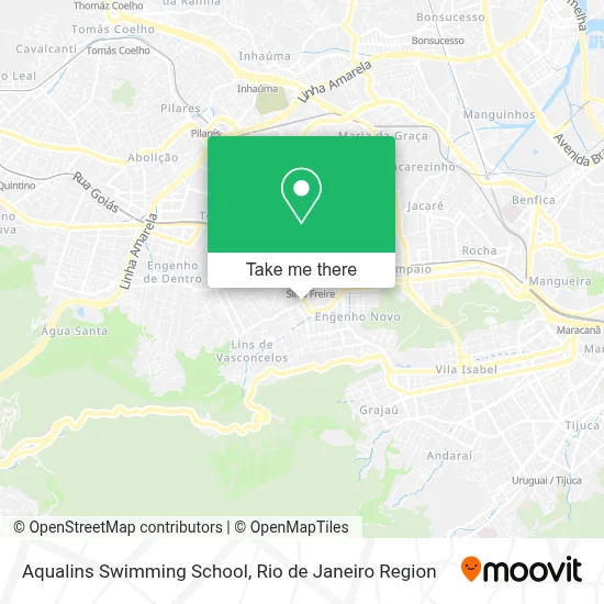 Aqualins Swimming School map