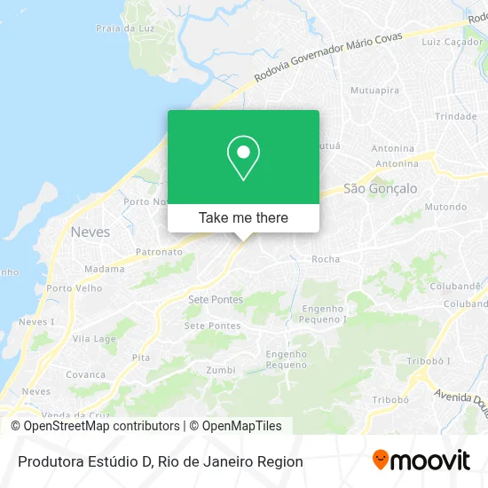 Produtora Estúdio D map