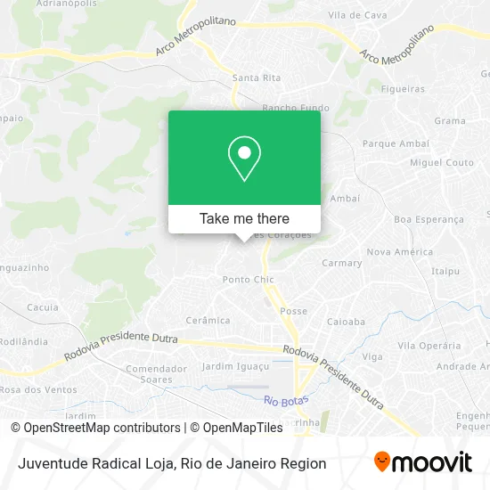 Juventude Radical Loja map