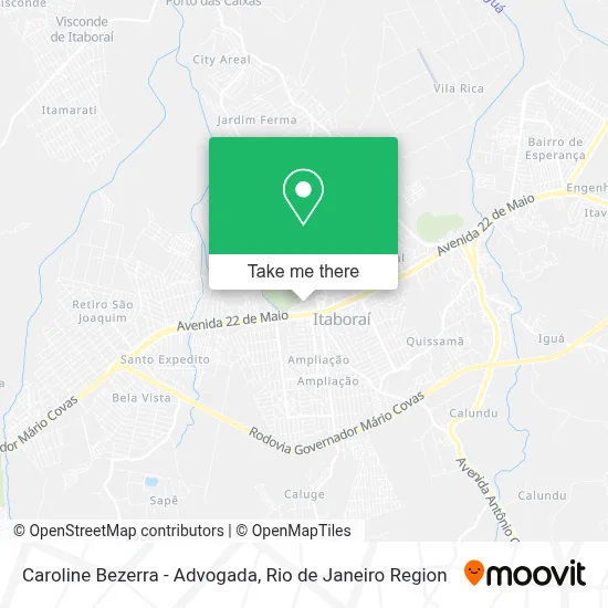 Caroline Bezerra - Advogada map