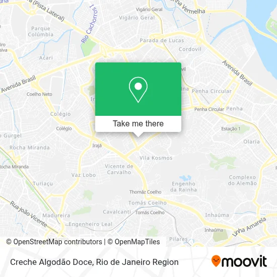 Creche Algodão Doce map