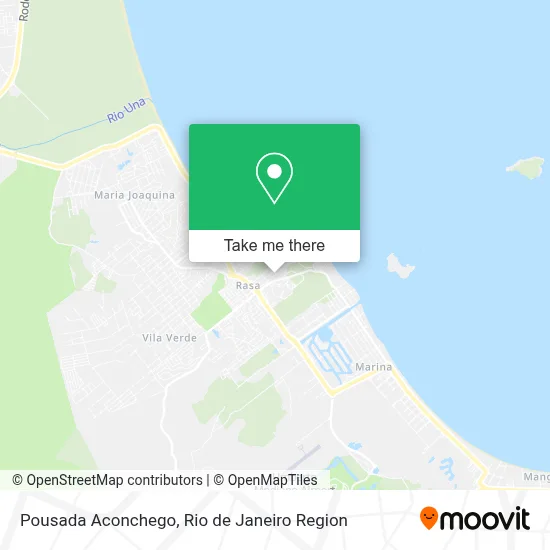 Pousada Aconchego map
