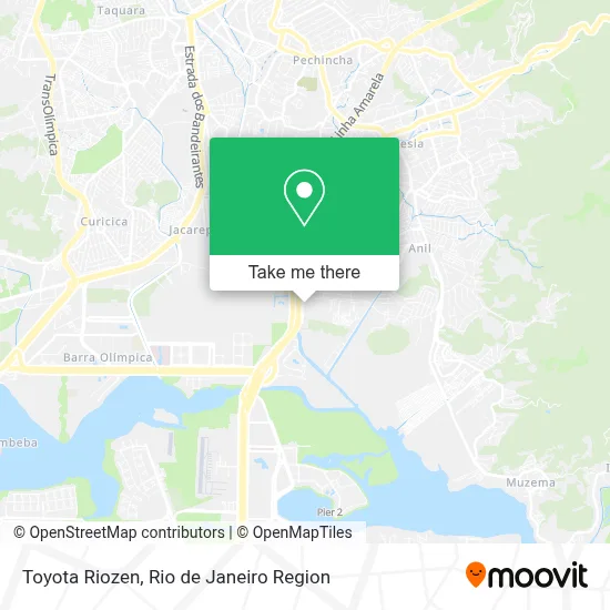 Toyota Riozen map