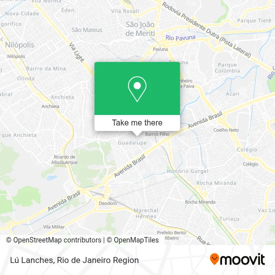 Lú Lanches map