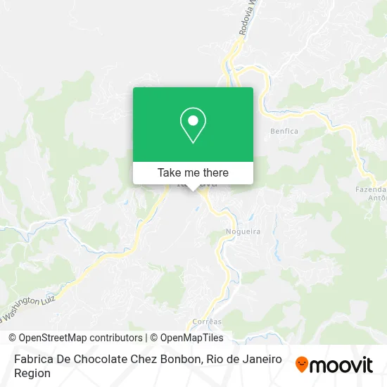 Fabrica De Chocolate Chez Bonbon map