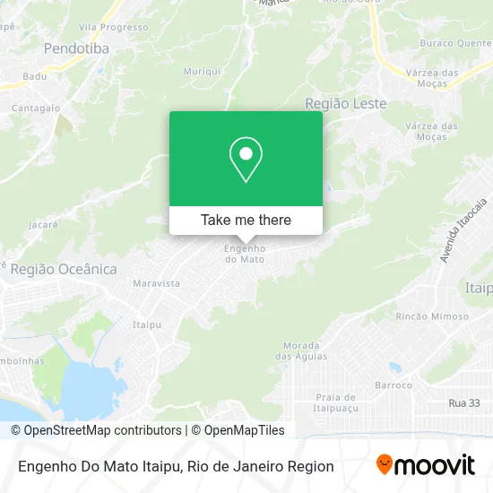 Engenho Do Mato Itaipu map