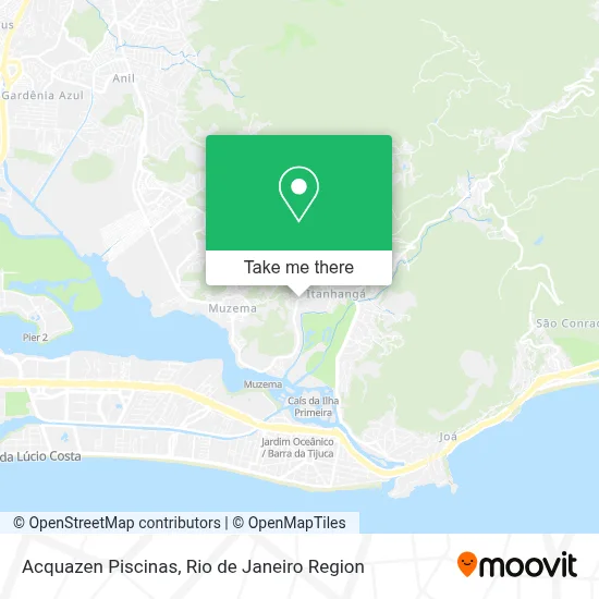 Acquazen Piscinas map