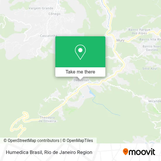 Humedica Brasil map