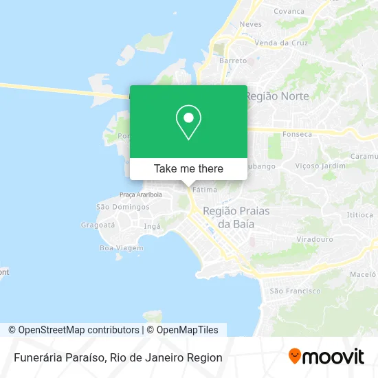 Funerária Paraíso map