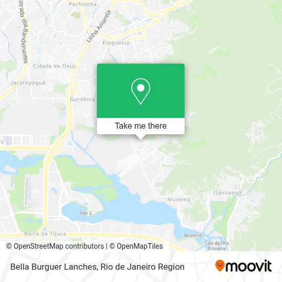 Bella Burguer Lanches map