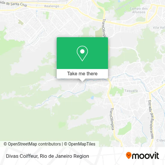 Divas Coiffeur map