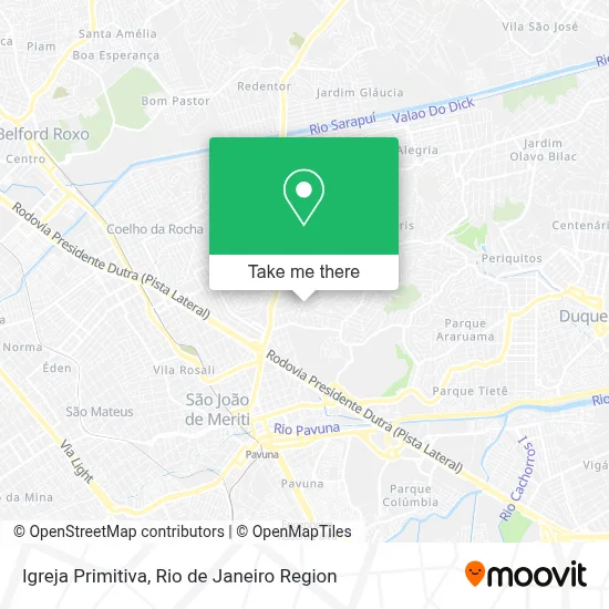 Igreja Primitiva map