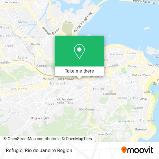 Refúgio map