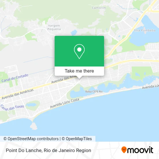 Point Do Lanche map