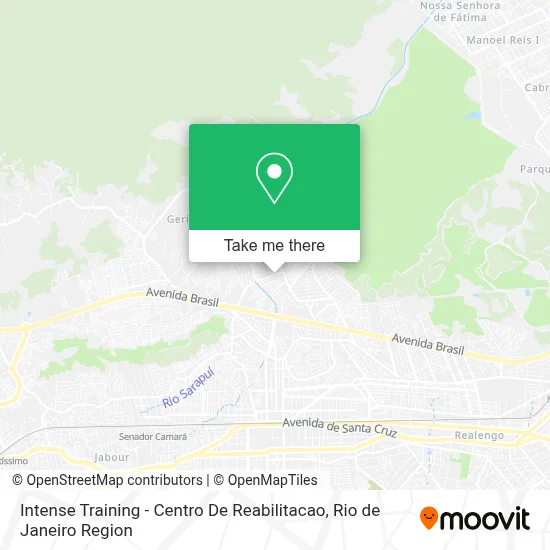 Intense Training - Centro De Reabilitacao map